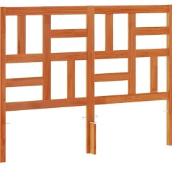 vidaXL Tête de lit cire marron 160 cm bois massif de pin 844263