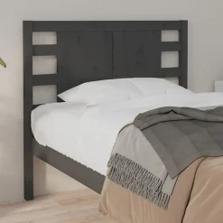 vidaXL Tête de lit Gris 96x4x100 cm Bois massif de pin 818752