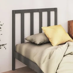 vidaXL Tête de lit Gris 95x4x100 cm Bois massif de pin822239