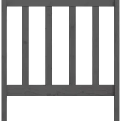 vidaXL Tête de lit Gris 95x4x100 cm Bois massif de pin822239