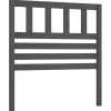 vidaXL Tête de lit Gris 81x4x100 cm Bois massif de pin