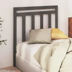 vidaXL Tête de lit Gris 96x4x100 cm Bois massif de pin 817772