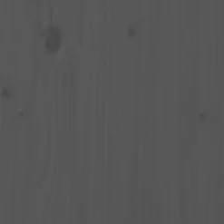 vidaXL Tête de lit Gris 106x4x100 cm Bois massif de pin 818657