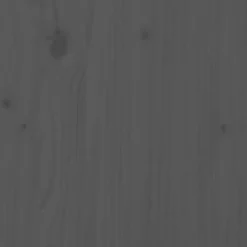 vidaXL Tête de lit Gris 156x4x100 cm Bois massif de pin 817897
