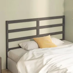 vidaXL Tête de lit Gris 166x4x100 cm Bois massif de pin 817652