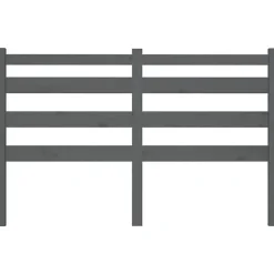 vidaXL Tête de lit Gris 166x4x100 cm Bois massif de pin 818432