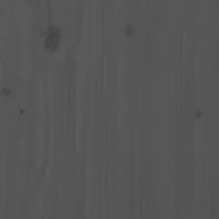 vidaXL Tête de lit Gris 186x4x104 cm Bois massif de pin 818157
