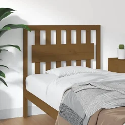 vidaXL Tête de lit Marron miel 95,5x4x100 cm Bois massif de pin 818553