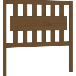 vidaXL Tête de lit Marron miel 95,5x4x100 cm Bois massif de pin 818553