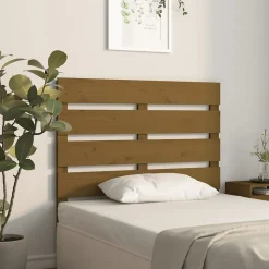 vidaXL Tête de lit Marron miel 100x3x80 cm Bois massif de pin821335