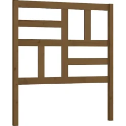 vidaXL Tête de lit Marron miel 106x4x104 cm Bois massif de pin 818178
