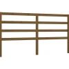 vidaXL Tête de lit Marron miel 206x4x100 cm Bois massif de pin 817663