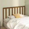 vidaXL Tête de lit Marron miel 156x4x100 cm Bois massif de pin 817698