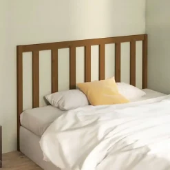 vidaXL Tête de lit Marron miel 156x4x100 cm Bois massif de pin 817698