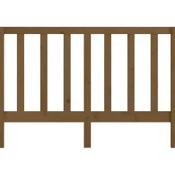 vidaXL Tête de lit Marron miel 156x4x100 cm Bois massif de pin 817698