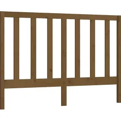 vidaXL Tête de lit Marron miel 156x4x100 cm Bois massif de pin 817698