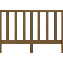 vidaXL Tête de lit Marron miel 156x4x100 cm Bois massif de pin 817698