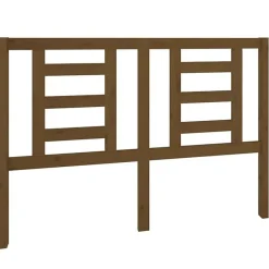 vidaXL Tête de lit Marron miel 141x4x100 cm Bois massif de pin 818818