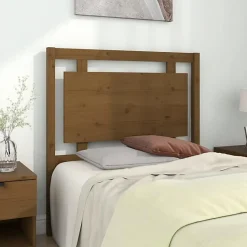 vidaXL Tête de lit Marron miel 95,5x4x100 cm Bois massif de pin 817923