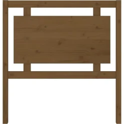vidaXL Tête de lit Marron miel 95,5x4x100 cm Bois massif de pin 817923