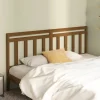 vidaXL Tête de lit Marron miel 206x4x100 cm Bois massif de pin 814117
