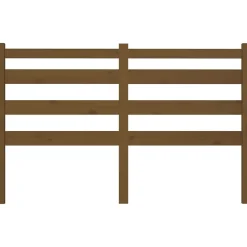 vidaXL Tête de lit Marron miel 186x4x100 cm Bois massif de pin 818438