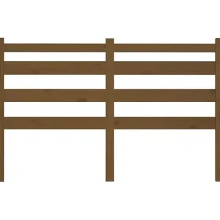 vidaXL Tête de lit Marron miel 166x4x100 cm Bois massif de pin 818433