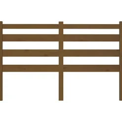 vidaXL Tête de lit Marron miel 166x4x100 cm Bois massif de pin 818433