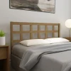 vidaXL Tête de lit Marron miel 156x4x100 cm Bois massif de pin 817898