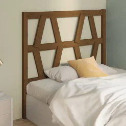 vidaXL Tête de lit Marron miel 96x4x100 cm Bois massif de pin 818603