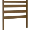 vidaXL Tête de lit Marron miel 81x4x100 cm Bois massif de pin 818398