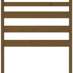 vidaXL Tête de lit Marron miel 81x4x100 cm Bois massif de pin 818398