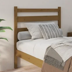 vidaXL Tête de lit Marron miel 81x4x100 cm Bois massif de pin 818398