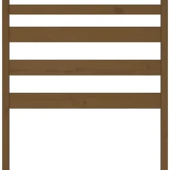 vidaXL Tête de lit Marron miel 81x4x100 cm Bois massif de pin 818398