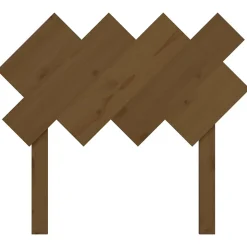 vidaXL Tête de lit Marron miel 92x3x81 cm Bois massif de pin 819203