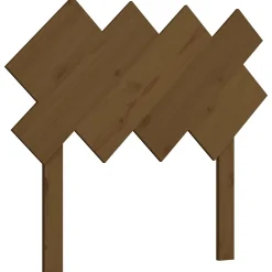 vidaXL Tête de lit Marron miel 92x3x81 cm Bois massif de pin 819203