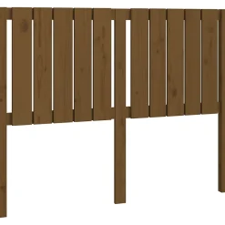vidaXL Tête de lit Marron miel 125,5x4x100 cm Bois massif de pin 818863