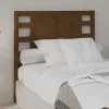vidaXL Tête de lit Marron miel 96x4x100 cm Bois massif de pin 818753
