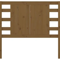 vidaXL Tête de lit Marron miel 96x4x100 cm Bois massif de pin 818753