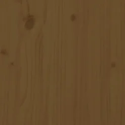 vidaXL Tête de lit Marron miel 124x6x82,5 cm Bois massif de pin 819163