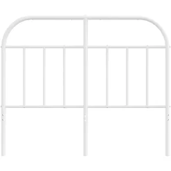 vidaXL Tête de lit métal blanc 120 cm 353715