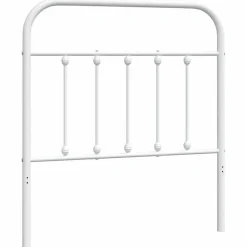 vidaXL Tête de lit métal blanc 80 cm 352654