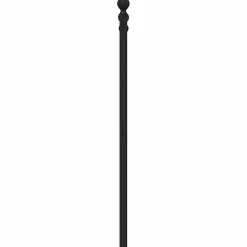 vidaXL Tête de lit métal noir 160 cm 353572