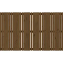vidaXL Tête de lit murale Marron miel 185x3x110 cm Bois massif de pin 824966
