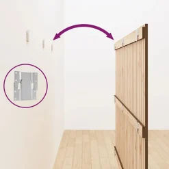 vidaXL Tête de lit murale Marron miel 185x3x110 cm Bois massif de pin 824966