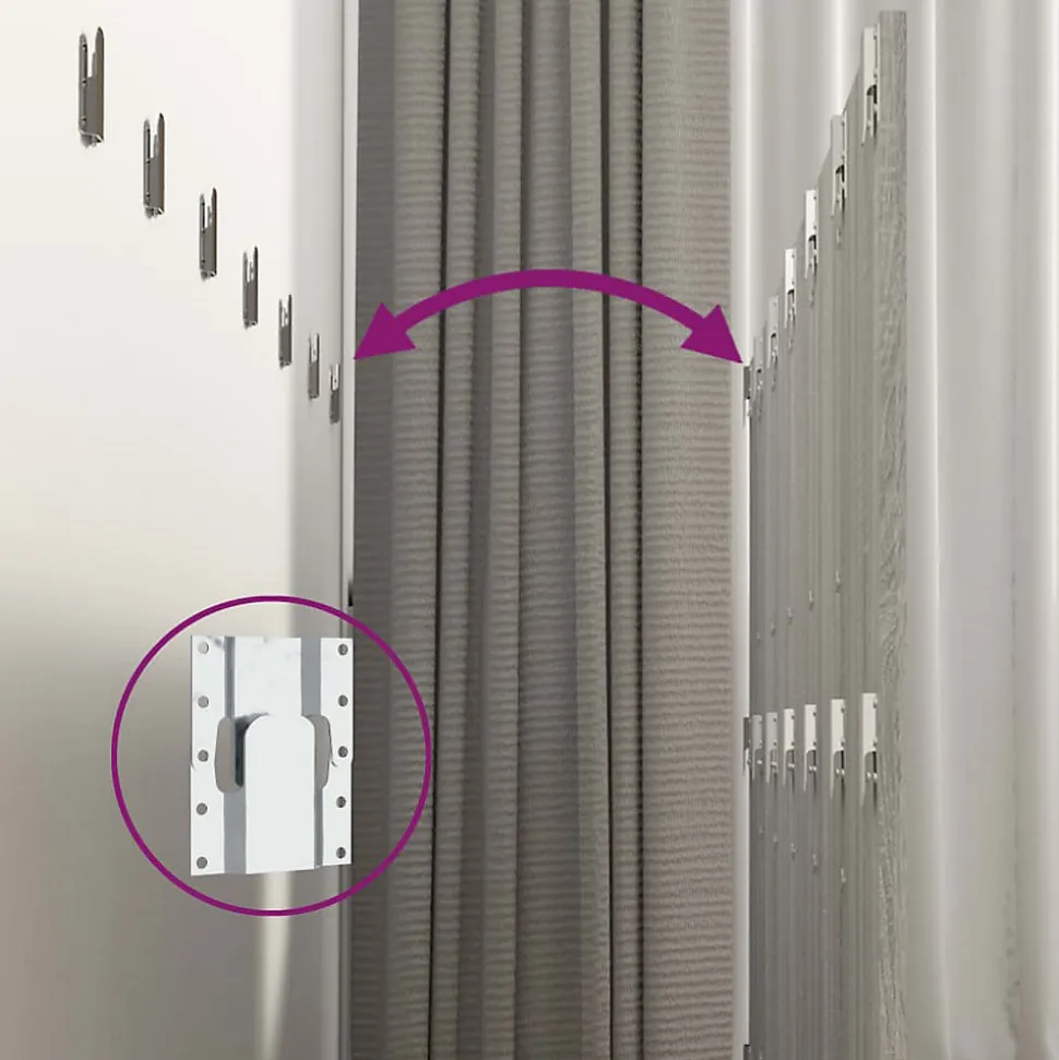 vidaXL Tête de lit murale Sonoma gris 240x1,5x80 cm Bois d'ingénierie 816980