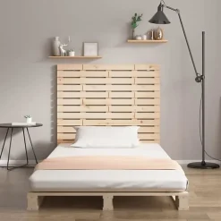 vidaXL Tête de lit murale 96x3x91,5 cm Bois massif de pin 824673