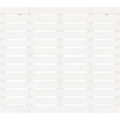 vidaXL Tête de lit murale Blanc 141x3x91,5 cm Bois massif de pin 824709