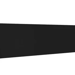 vidaXL Tête de lit murale Noir 240x1,5x80 cm Bois d'ingénierie 811053