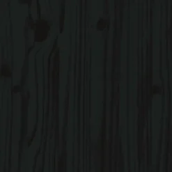 vidaXL Tête de lit Noir 145,5x4x100 cm Bois massif de pin 817994